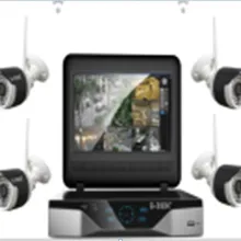 7 дюймов Мониторы 4ch пуля Камера WI-FI NVR комплект 720/960/1080 P дополнительно