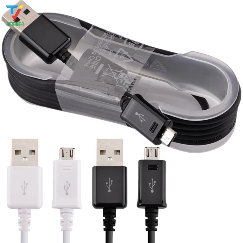 300 шт./лот Белый Черный 1 5 м Micro USB 2 0 кабель для синхронизации данных и зарядки Samsung