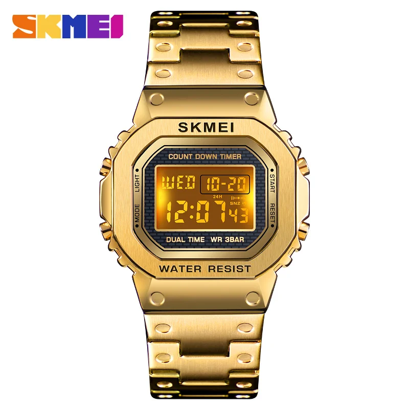 Skmei Military Sports Watches Electronic Mens Watches Top Brand Luxury Male Clock Waterproof Led-2