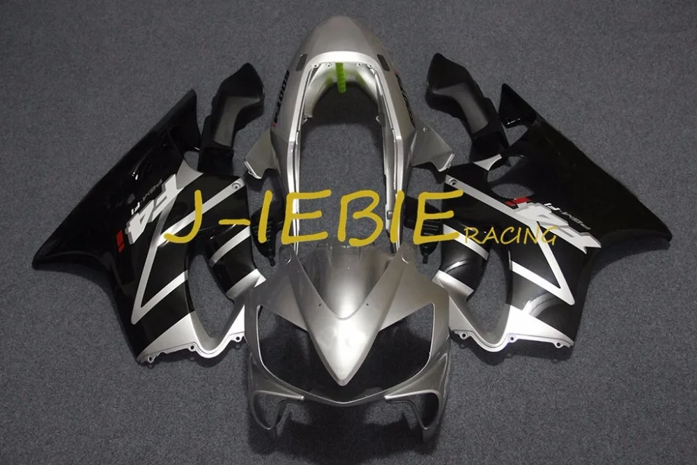 

Silver black Injection Fairing Body Work Frame Kit for HONDA CBR600 CBR 600 CBR600F F4I 2004 2005 2006 2007