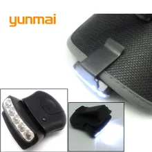 Водонепроницаемый 5 светодиодных ламп головной светильник велосипедный фонарь шапка с фонариком головной светильник внутри CR2032 батареи