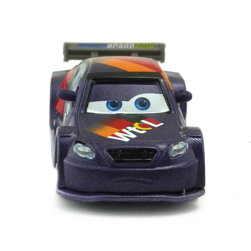 Disney Pixar Cars 2 Max schnelll металлический литой игрушечный автомобиль 1:55 свободный