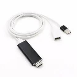 Новейшие HDMI кабель HDTV адаптер av-кабель 8 Pin/Micro USB к HDMI 1080 P для iPhone для Android