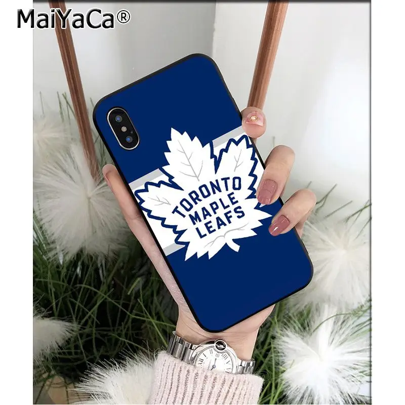 MaiYaCa Toronto Maple Leafs ТПУ Мягкий силиконовый чехол для телефона чехол для iPhone X XS MAX 6 6s 7 7plus 8 8Plus 5 5S SE XR