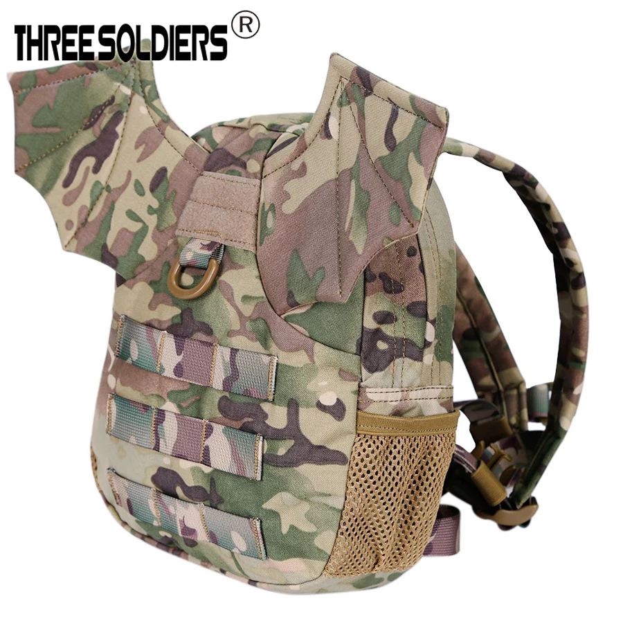 

1000D Nylon High Quality Tactical Bat Backpack Women Bat Wings Backpacks Teenage Girls Mini Black Bag Children lost the rope