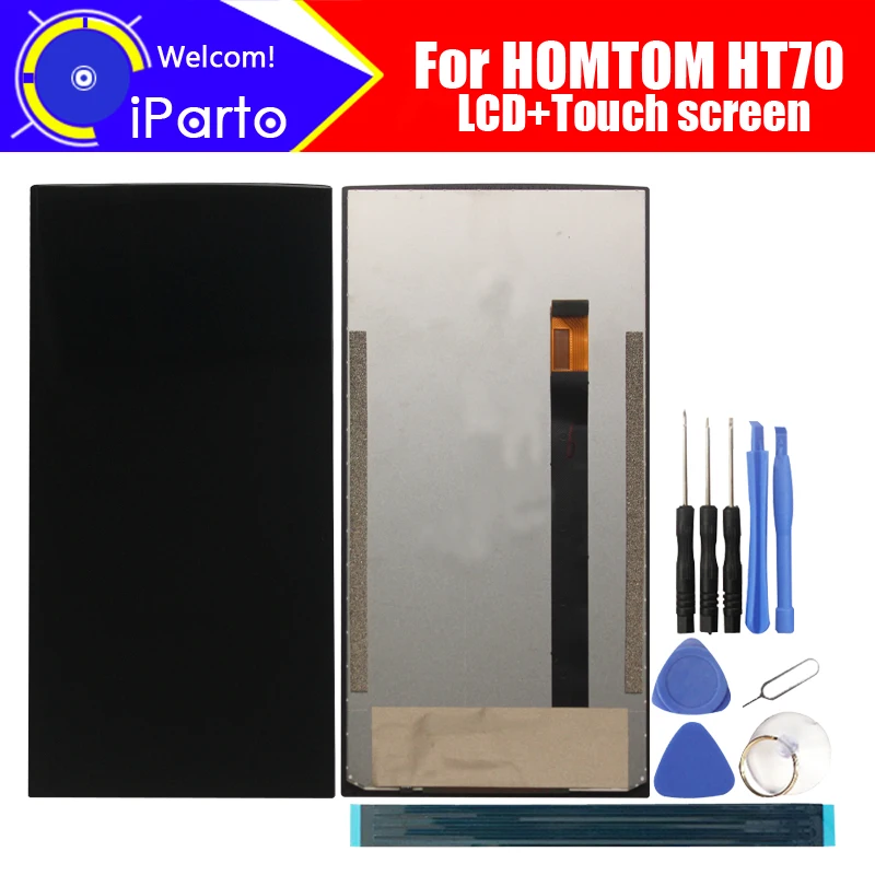 

6.0 inch HOMTOM HT70 LCD Display+Touch Screen Digitizer Assembly 100% Original New LCD+Touch Digitizer for HOMTOM HT70 +Tools