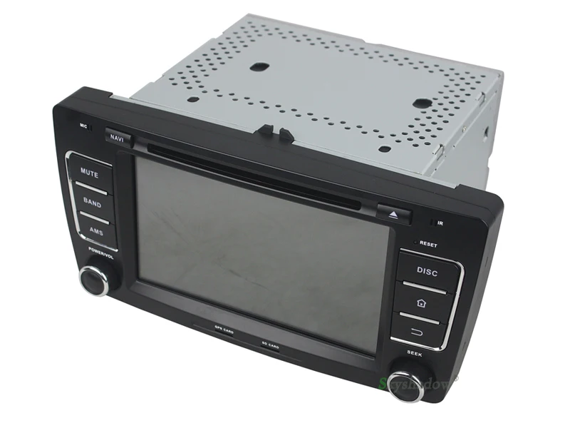 Discount TDA7851 Android 8.1 2GB RAM 16GB 4core Car DVD Player GPS Glonass map Radio wifi 4G BT steering wheel for VW skoda OCTAVIA 2012 8