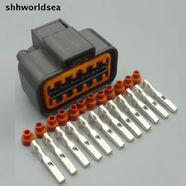 Shhworldsea 5/30/100 комплектов 2 3 мм 12way kit автомобильный водонепроницаемый разъем 12pin |