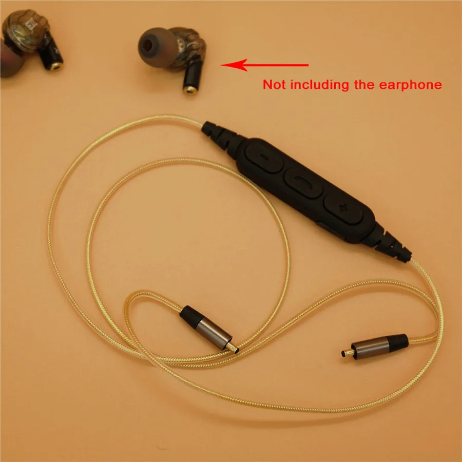 Upgraded Replacement Bluetooth Cable for IROCK A8 Earphone Headphone Cables Adapter Receiver Cord with Mic for iphone mp3