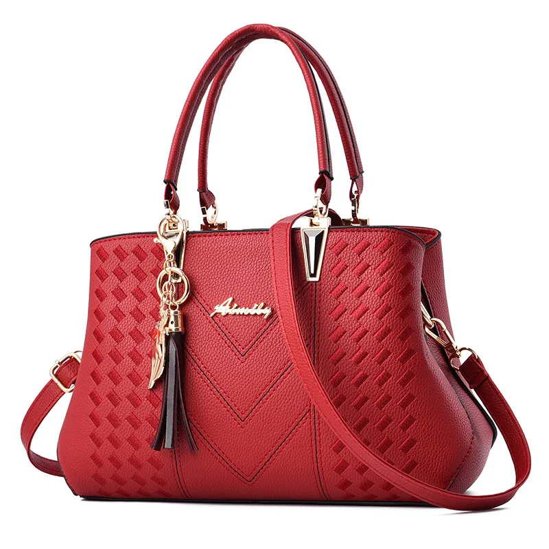 Bag female 2018 new handbag Europe and the United States PU Messenger