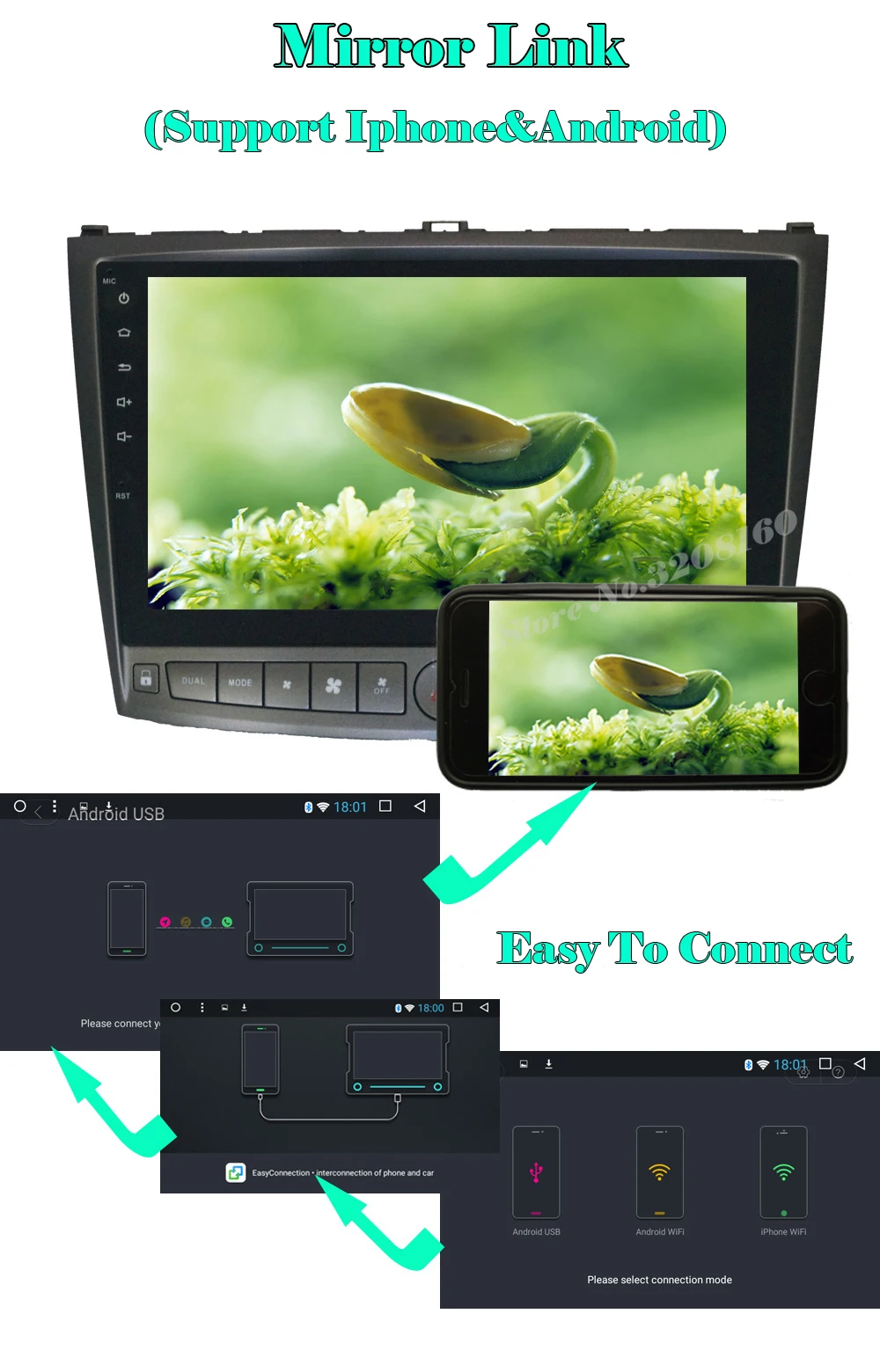 Top MAX HD 10" 1024*600 Android 8.1.0 Car DVD Player for Volkswagen VW Magotan Passat 2016 2017 Car Radio BT WIFI SWC GPS Free Map 6