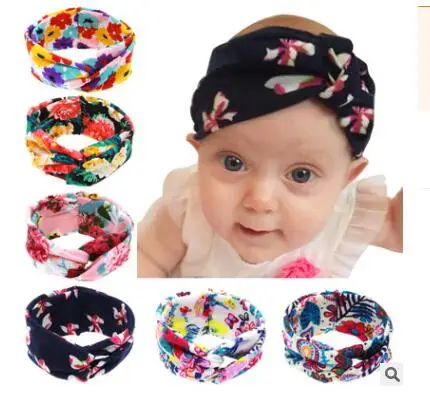 Newest Spring Baby Girl Kids Big Bowknot Hairband Headband Turban Knot Head Wrap Headwear Hair Bow Accessories For Children |