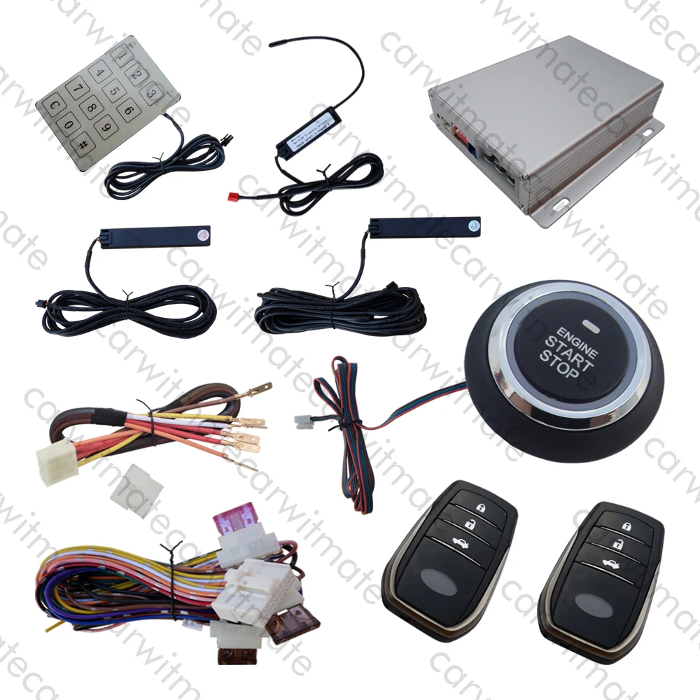 Новая RFID PKE Автомобильная сигнализация кнопочная Кнопка пусковой остановки