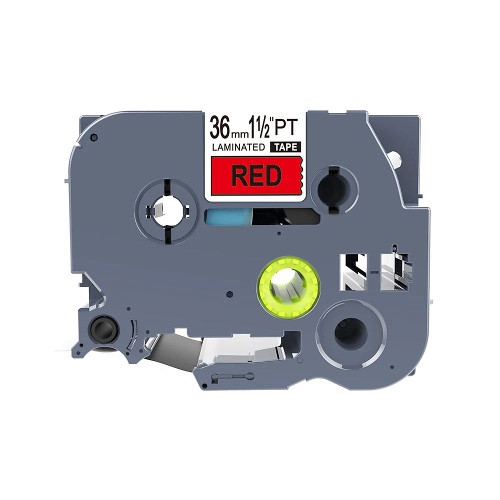3 шт. клейкая лента TZe-461 черный на красном 36 мм* 8 м ламинированная Кассетная лента TZ совместимая для Brother P сенсорная лента этикеток для принтера
