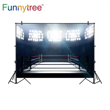 

Funnytree backgrounds for photo studio boxing field sport competition bokeh photography backdrop photocall photobooth printed