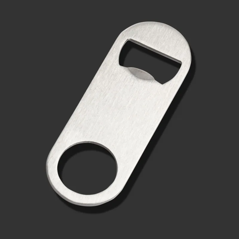 1pc Mini Durable Beer Bottle Opener Stainless Steel Flat Speed Bottle