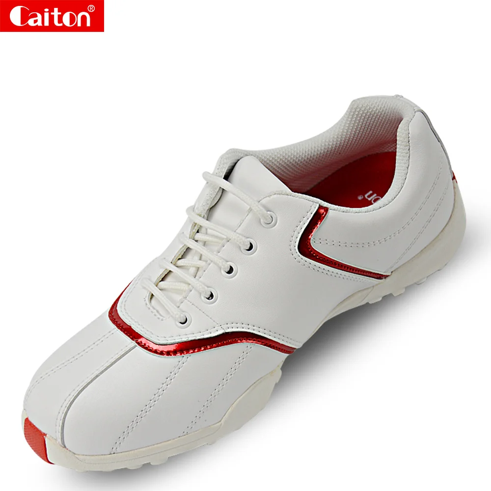 

Caiton Women's golf shoes sports shoes Super fiber comfortable wear waterproof sneakers