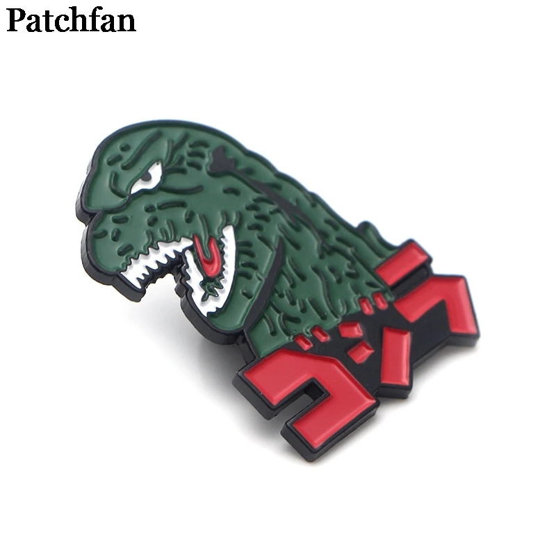 Patchfan динозавров из цинкового шпильки рюкзак гордость одежда медаль материал для