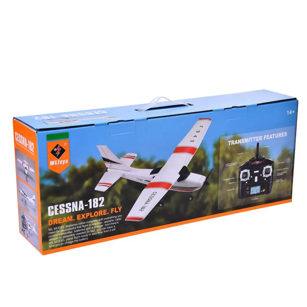 WL Toys F949 RC Toy 2,4G модель самолета трехканальный хватать руками планеры с фиксированным крылом(встроенный USB аккумулятор