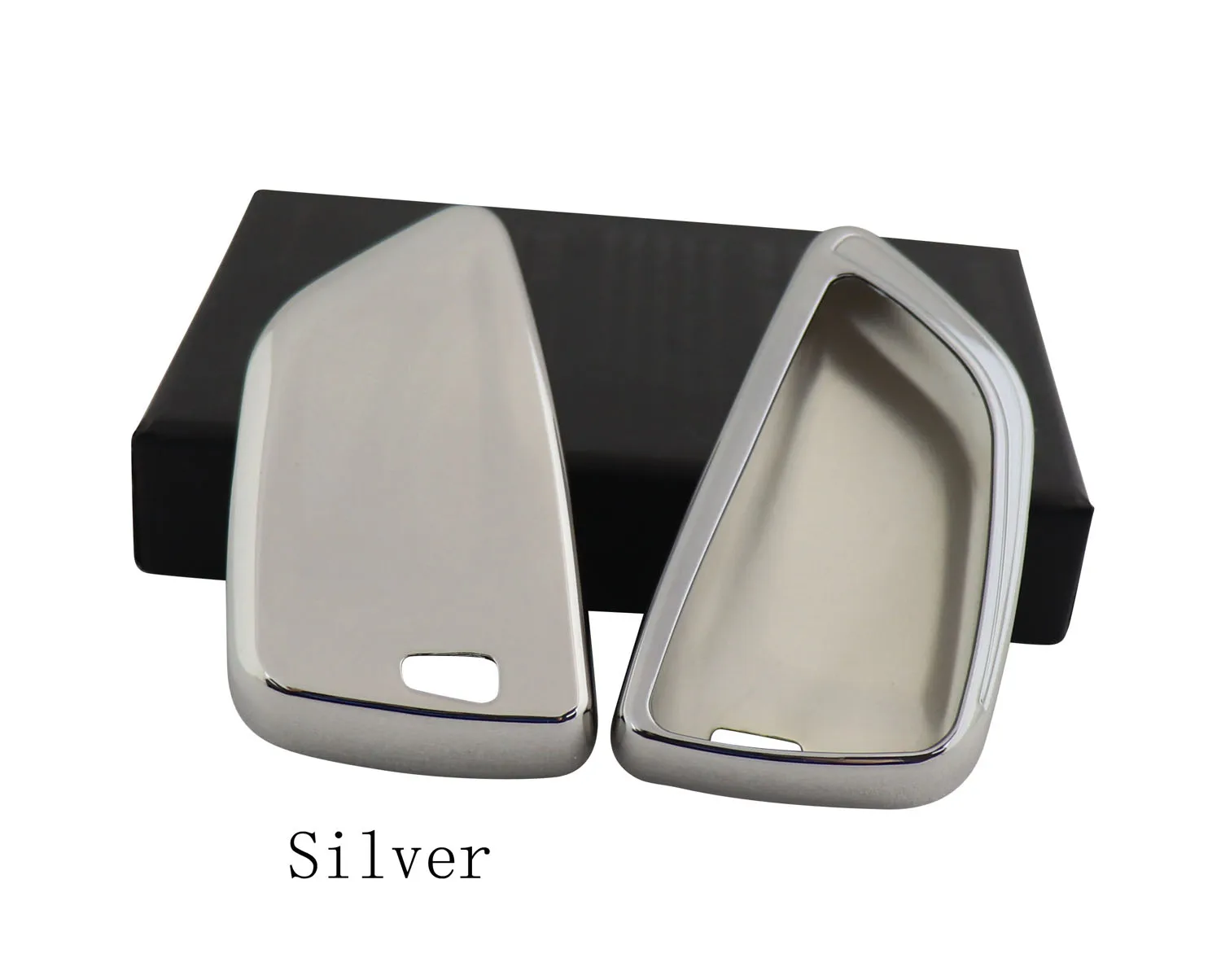 

Silver Protective TPU key Case Shell Cover for BMW X1 X4 X5 X6 2 M Series