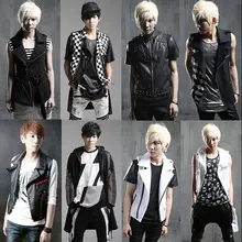 Новое поступление популярная мужская одежда мужской костюм свободный стилист парикмахер жилет тонкий модный ночной клуб индивидуальность пальто