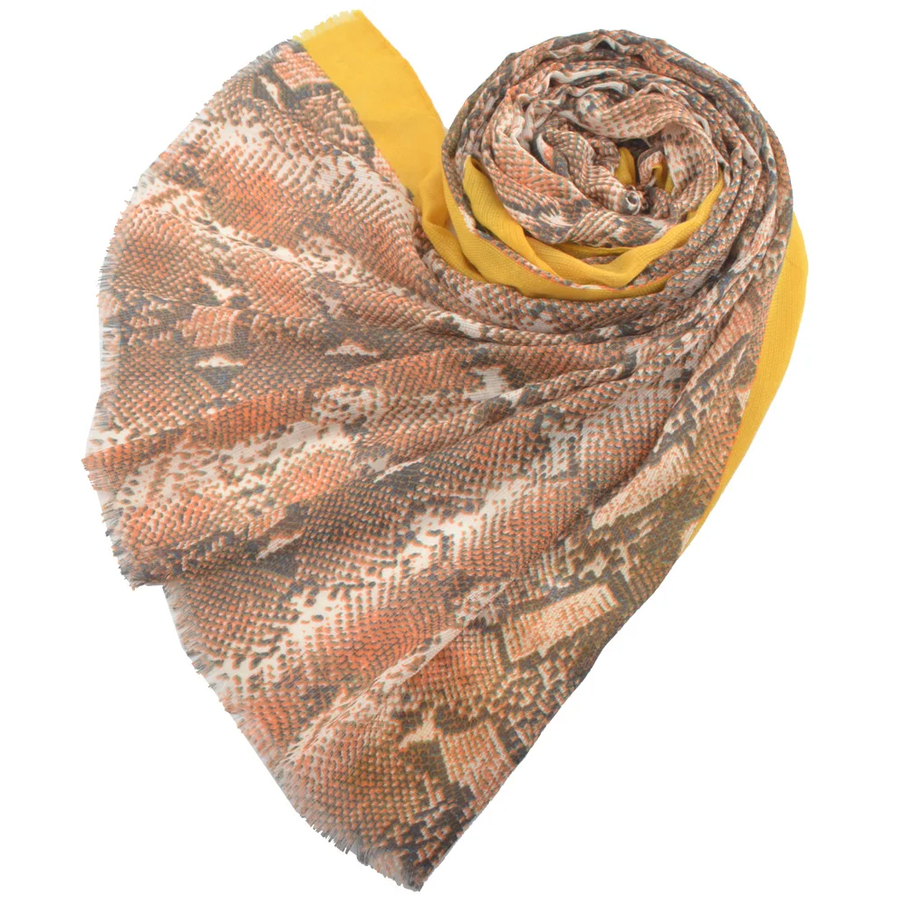 

Luxury winter 2019 snake animal print hair scarf,bufanda women leopard scarf mujer sjaal,ponchos and capes,echarpe foulard femme