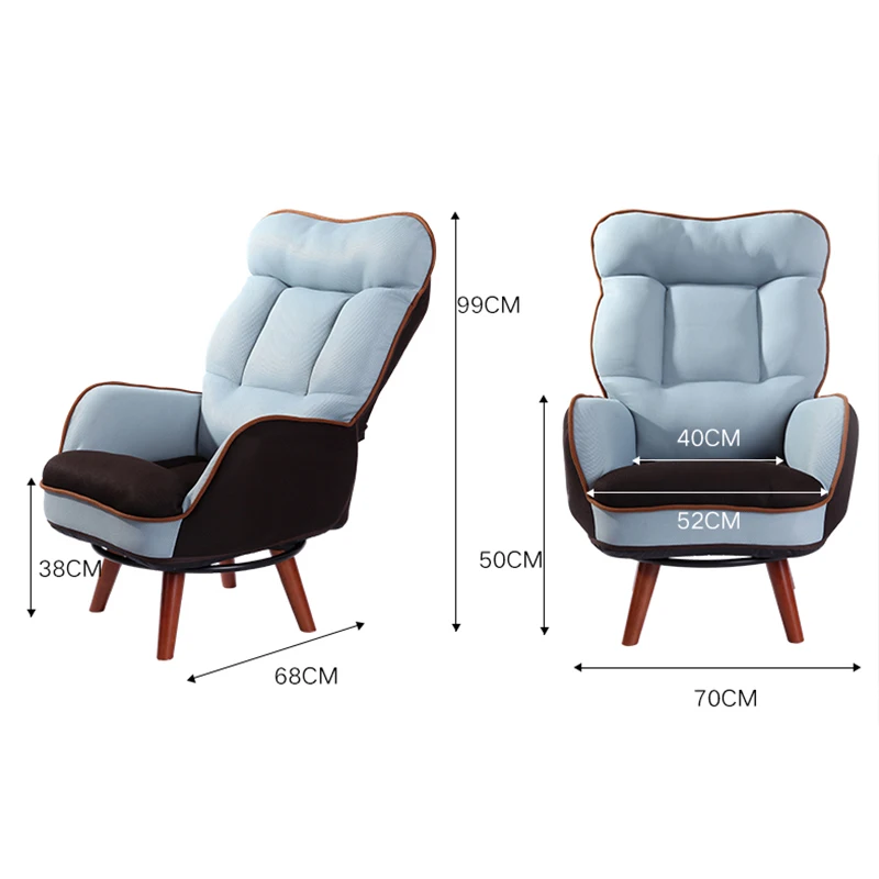 Ленивый диван, стул для кормления, Одноместный вращающийся стул для кормления грудью, маленькая квартира, балкон, кресло для отдыха, спальня, диван для чтения