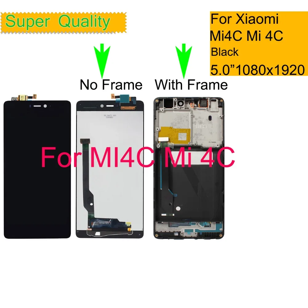 Оригинальный Для Xiaomi Mi 4C Mi4C ЖК дисплей сенсорный экран дигитайзер Датчик Pantalla