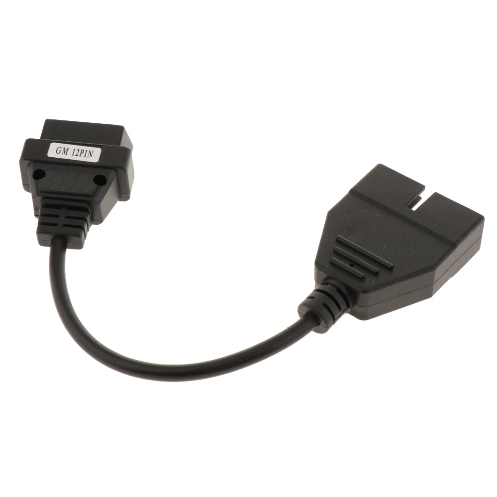 1 шт. 255 мм 12Pin OBD1 до 16 Pin OBD2 Соединительный Кабель адаптер для автомобиля GM черный| |