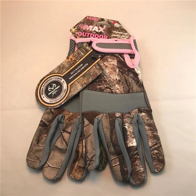Midwest Quality Gloves 214868 Ladies Synthetic Leather Suede Palm Glove - Large