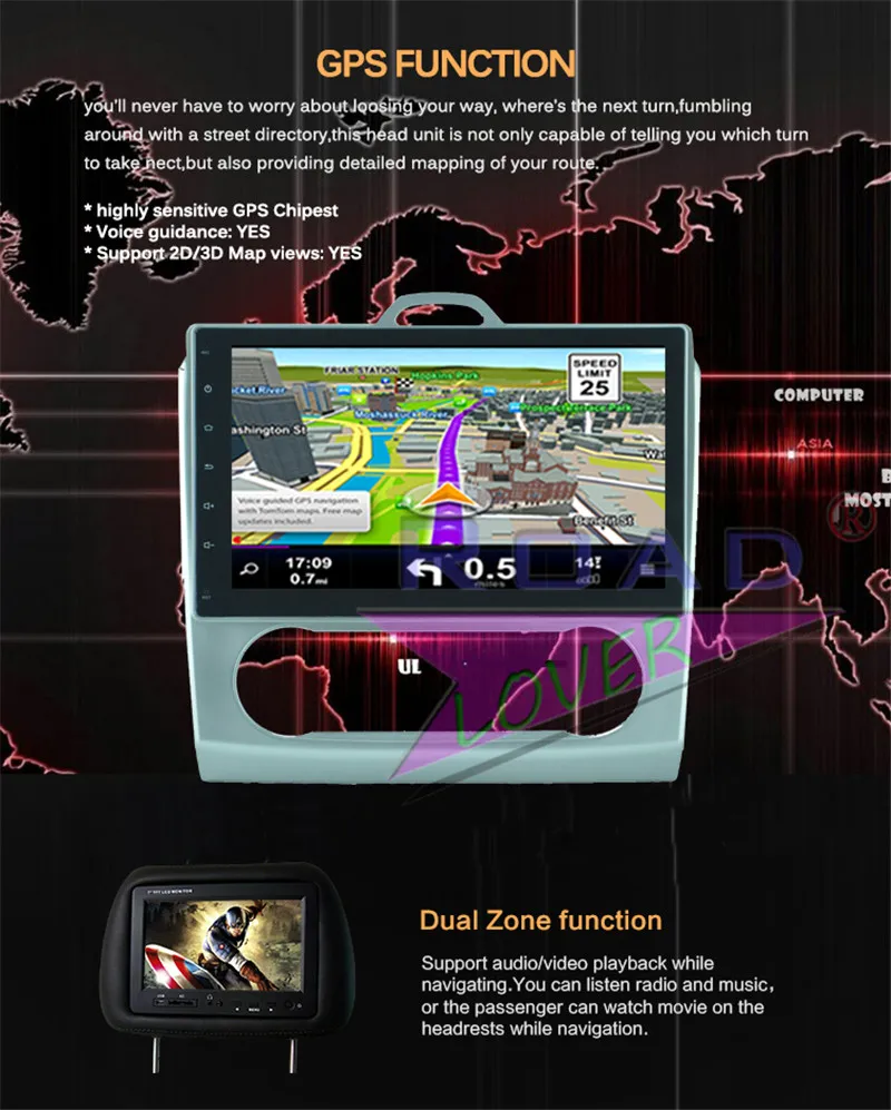 Sale Roadlover Android 8.1 Car Media Center Autoradio For Ford Focus 2008-2011 Auto Stereo GPS Navigation Magnitol Double Din NO DVD 18 Sale Roadlover Android 8.1 Car Media Center Autoradio For Ford Focus 2008-2011 Auto Stereo GPS Navigation Magnitol Double Din NO DVD 18