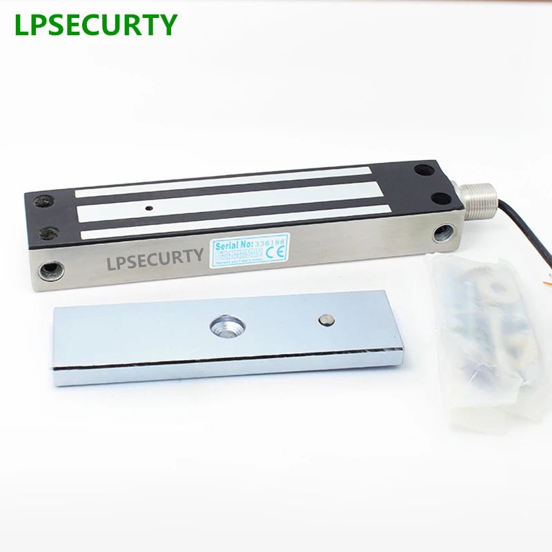 

LPSECURITY outdoor wateproof electric magnetic door gate lock 12VDC for 500kg door sliding swing gate use
