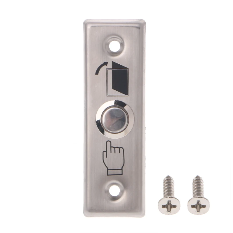 

92x28mm Stainless Steel Doorbell Push Button Switch Touch Panel for installation in narrow frame doors