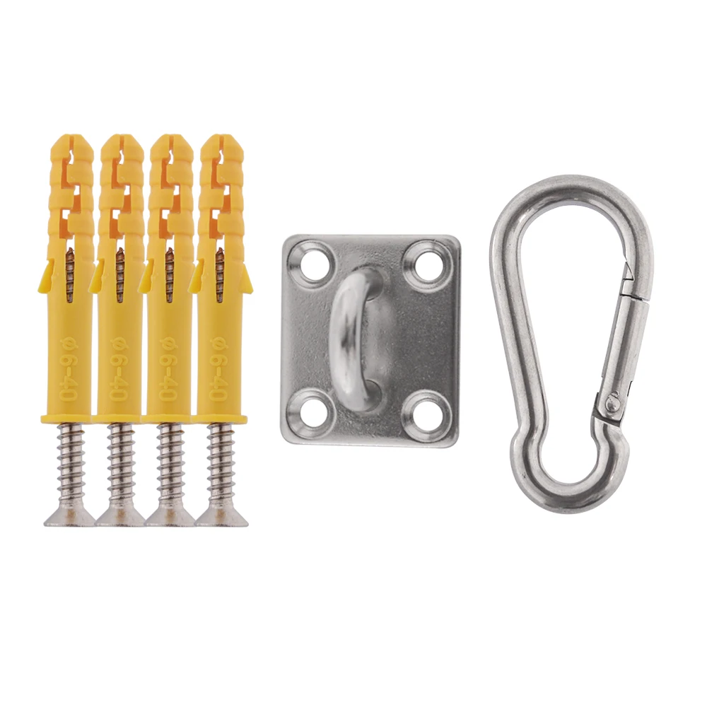 3pcs Sun Shade Sail Stainless Steel Hardware Kit Heavy Duty for M6