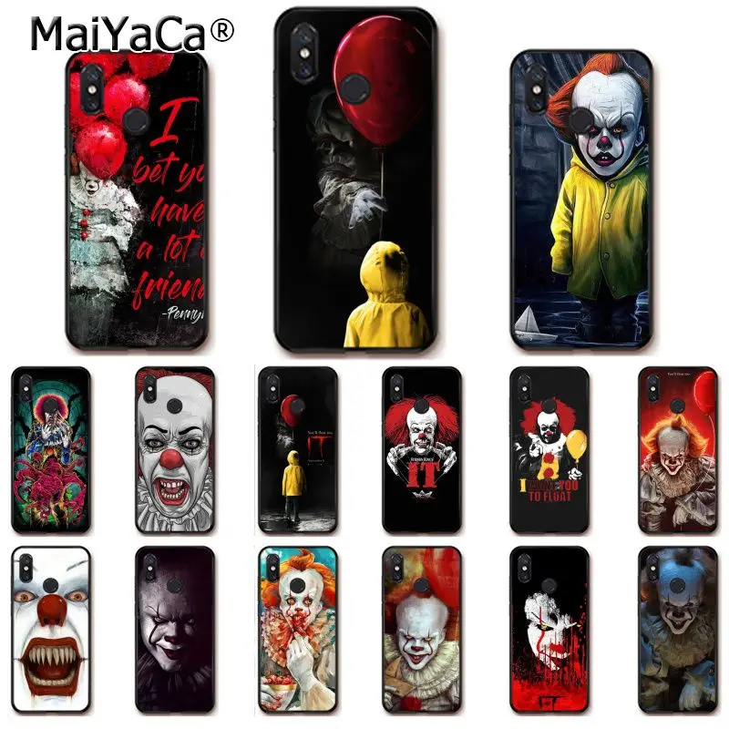 

MaiYaCa Clown Float It Cartoon Comic Film Soft Phone Cover for Xiaomi Redmi4X 6A S2 Go Redmi 5 5Plus Note4 Note5 7 Note6Pro