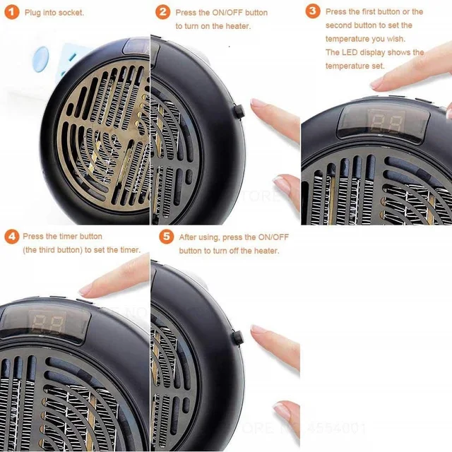 600W u0026 900W the Wall outlet Portable Heater Wonder Pro Warm Radiator  Portable Home Machine Fast and Simple Heat Instantly - AliExpress