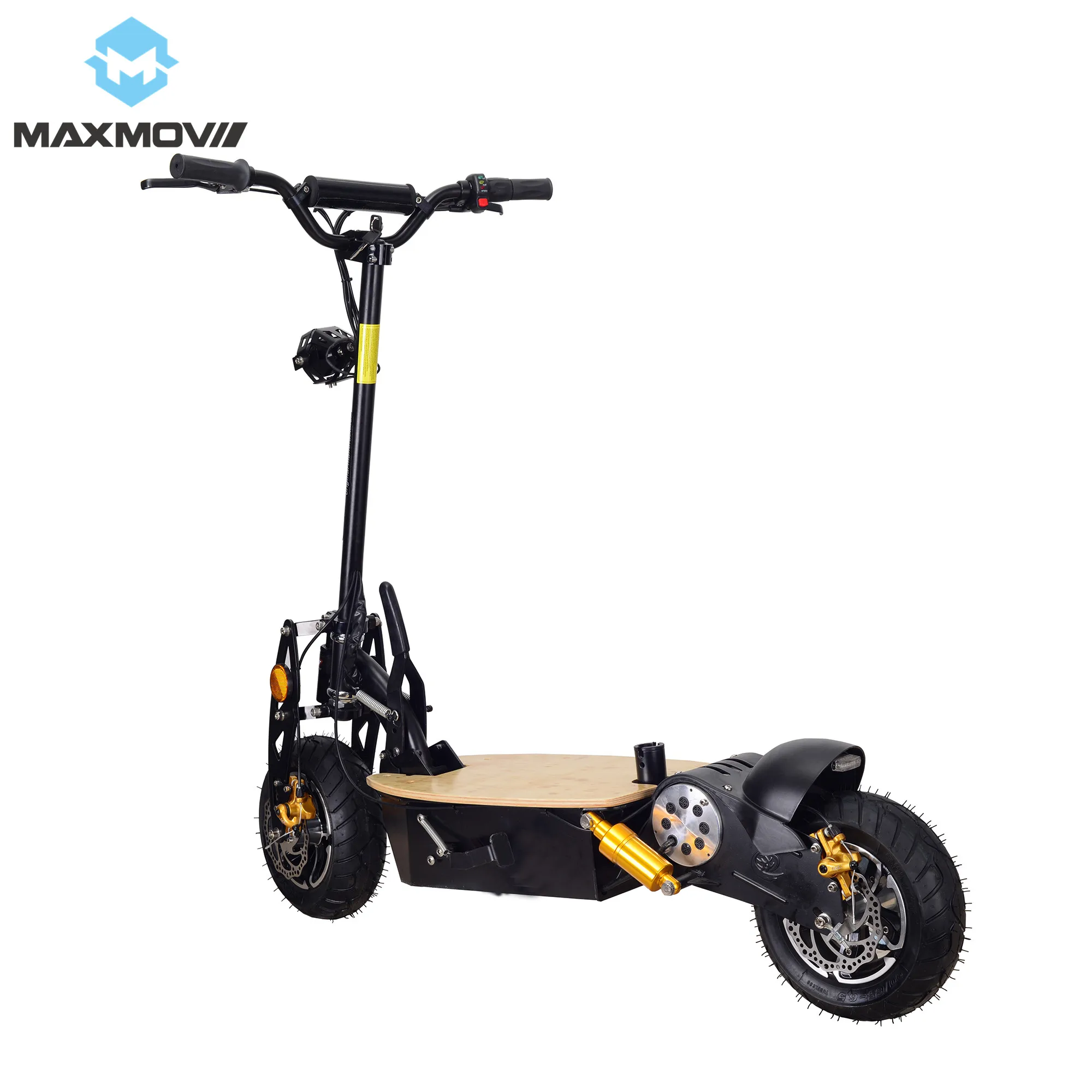  2000W 60V Adult Foldable Two Wheel Off-road Electric Scooter with Front and Rear LED Lights