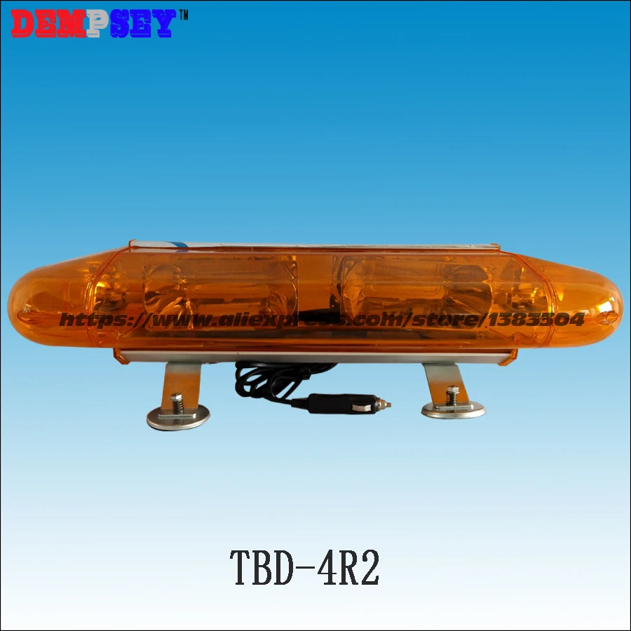 TBD-4R2, Xenon Strobe Mini Lightbar, 0,6 м Длина Взрывная вспышка, DC12/24 В янтарные Предупреждение ющие огни грузовик, магнитная установка