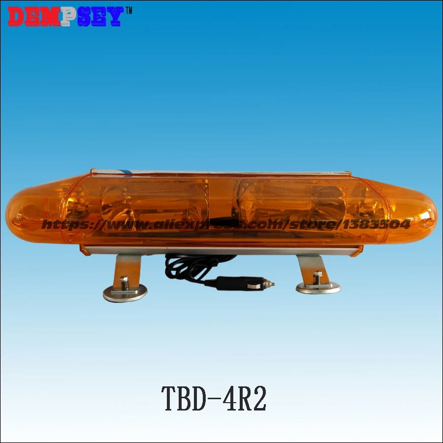 TBD-4R2, ксенон строб мини lightbar, 0.6 м Длина взрывные вспышки Световой, DC12/24 В Amber Предупреждение огни грузовика, магнитные установки