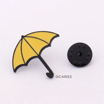 

2019 HIMYM How I Met Your Mother Yellow Umbrella Pins Women/Men Brooches for Clothes Jewelry Soul Mate Valentine's Day Gift