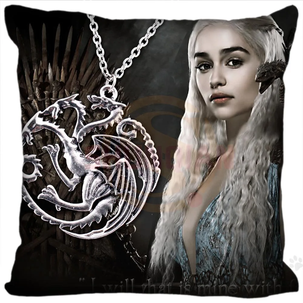

H+P#84 New Hot Custom Pillowcase game of thrones #5 soft multi-sized (duplex print) Pillow Cover Zippered SQ01003@H084