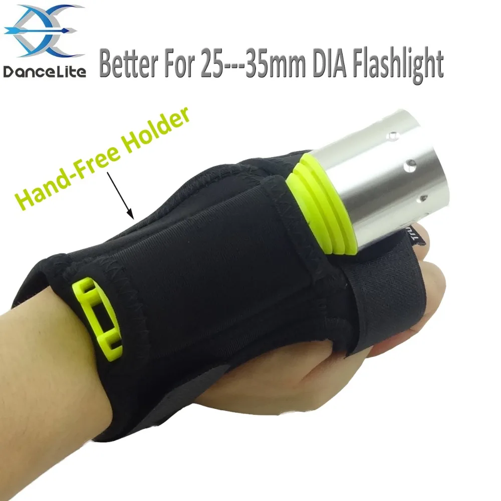 Buy 1PC Soft Wrist Flashlight Holder For Diving Torch