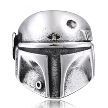Персонализированные ювелирные изделия оптом Звездные войны Императорский солдатский шлем мужское кольцо личности