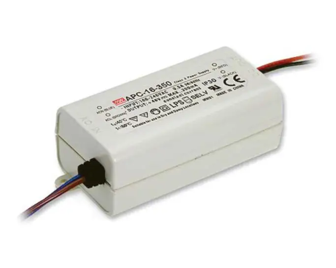 Тайвань meanwell APC-16-700 16W 9-24V700mA пластиковый водонепроницаемый выключатель питания Светодиодный источник питания постоянного тока