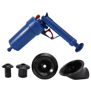 

Air Pump Drain Blaster Sink Plunger Bath Toilet Bathroom Pipe Blockage Remover