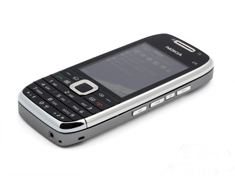 E75 100% Оригинальный разблокированный мобильный телефон Nokia Slide 2 4 дюйма GSM 3G Symbian с