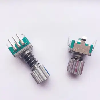 

EC11E152U402 with spring rotary encoder with self-locking push button switch 30-bit 15-pulse potentiometer