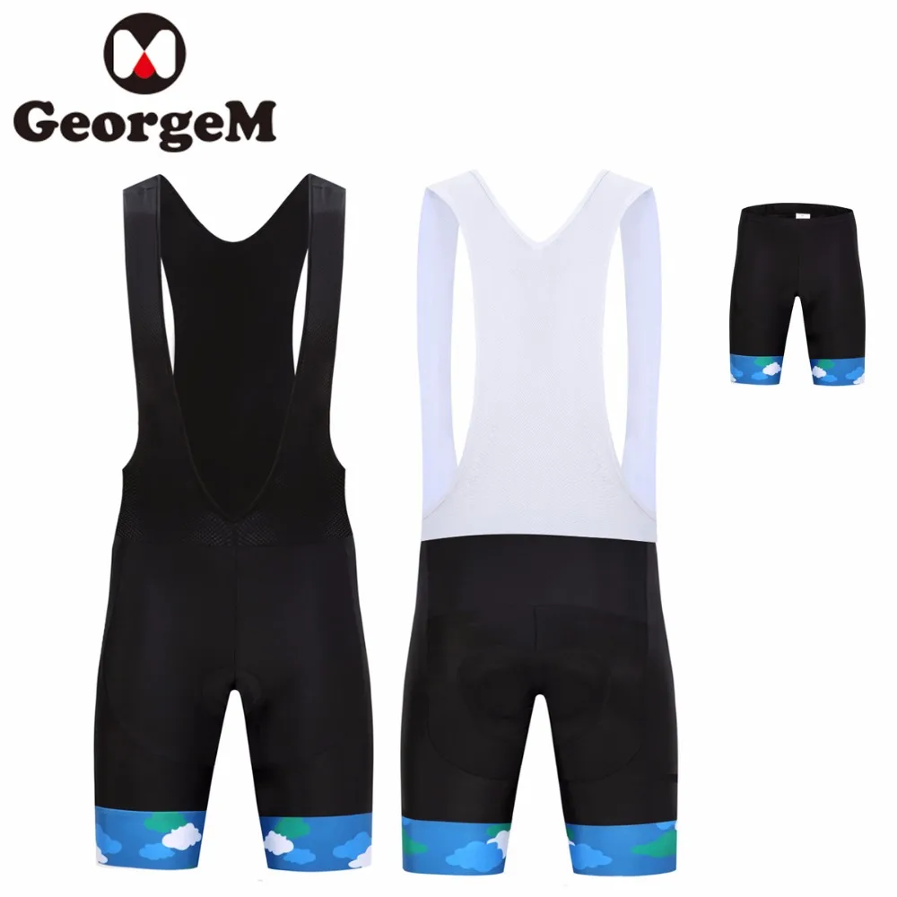 Classic Cycling Bib Shorts Coolmax Gel Padded Bicycle Shorts