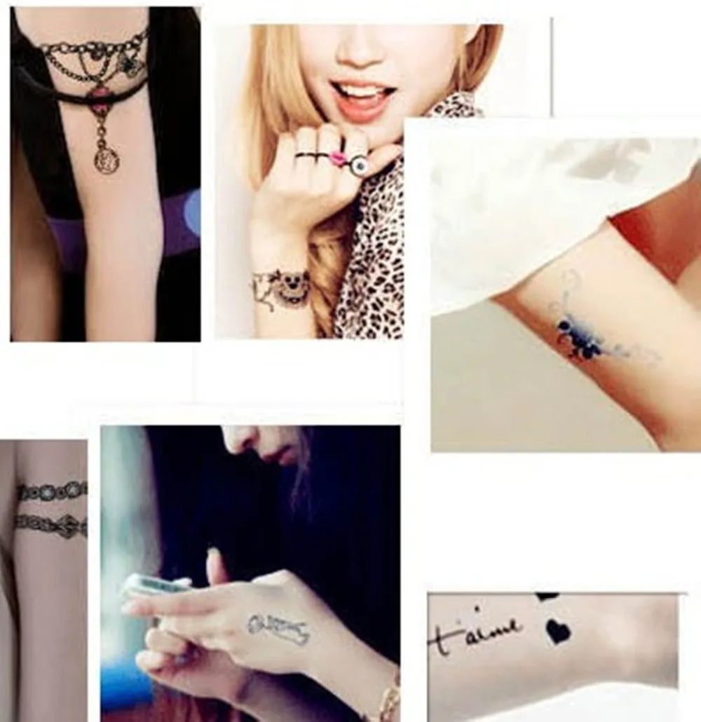 Badan Seni Lukisan Pergelangan Tangan Kaki Harajuku Malaikat Wing