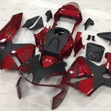 Для Honda CBR600RR 2003-2004 набор для всего тела CBR600 RR 04 Обтекатели CBR 600 RR 04 темно-красный Черные Пластиковые обтекатели